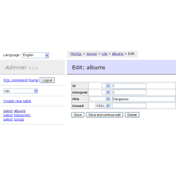 Adminer - database management in a single PHP file Back office modules 490,00 ₽