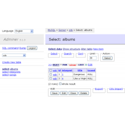 Adminer - database management in a single PHP file Back office modules 490,00 ₽